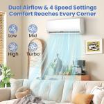 9000 BTU Ductless Mini Split AC/Heat Pump