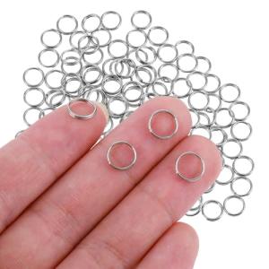 100 Pack Mini Jump Rings for Jewelry Making