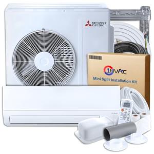 Mitsubishi 24000 BTU Mini Split Heat Pump System