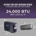 Stealth Solar Ready 24000 BTU Mini Split System