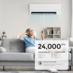 Mitsubishi 24000 BTU Mini Split Heat Pump System