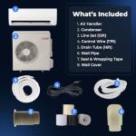 Mitsubishi 24000 BTU Mini Split Heat Pump System