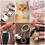 CooBigo 100 PCS Mini Split Rings for Crafting