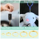 300 PCS Gold Tiny Split Rings for Jewelry Making