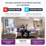 Energy-Efficient 9000 BTU Mini Split AC/Heat Pump