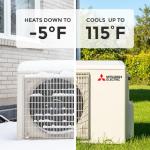 Mitsubishi 12000 BTU GX-Series Mini Split Heat Pump