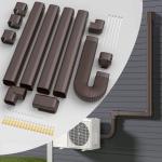 16 Ft Mini Split Line Set Cover Kit, Brown