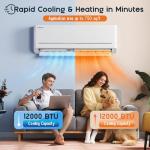 Albott 12,000 BTU Mini Split AC & Heater