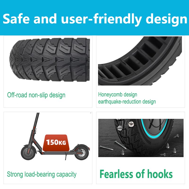 10X2.125 Inch Solid Tires for Electric Scooters