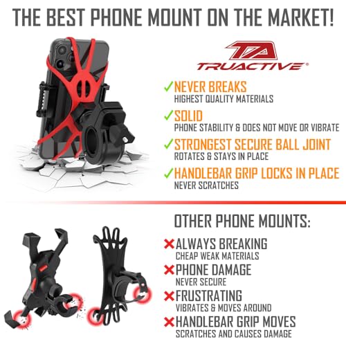 TruActive 360° Phone Mount for Bikes and Motorcycles