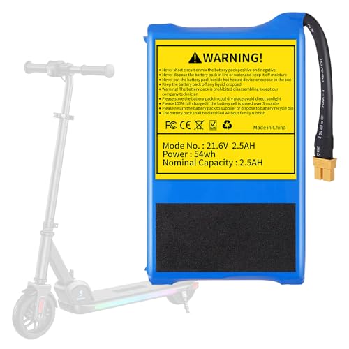 High Capacity 21.6V Electric Scooter Battery Replacement