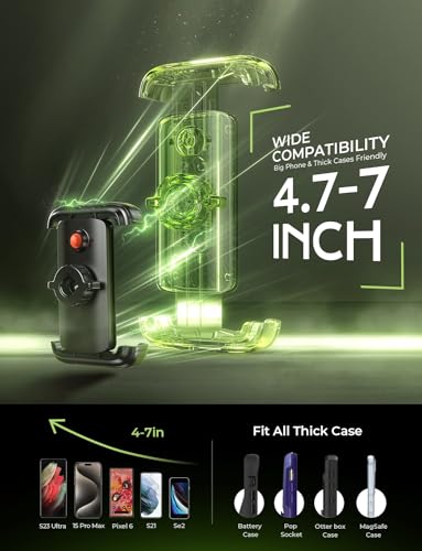 LISEN Motorcycle Phone Holder for Bikes and Scooters