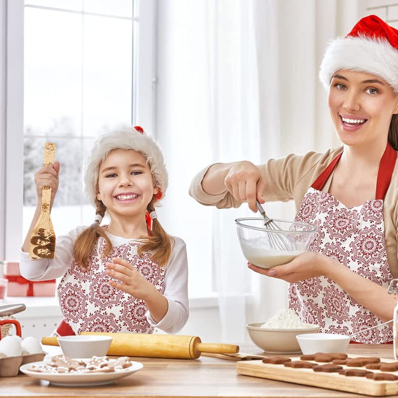 Magical Wizard 6-Pc Bamboo Spoon Set - Engraved Patterns