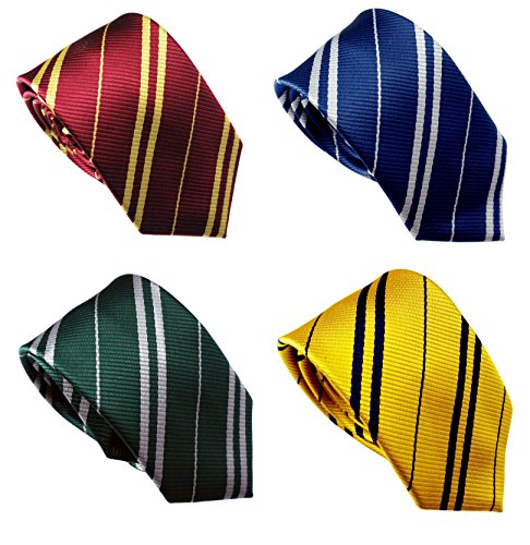 LilMents Harry Potter Pinstriped Tie Set (Multicolored Set A)