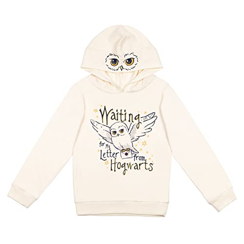 Harry Potter Hedwig Hoodie, Off-White, Little Girls 7-8