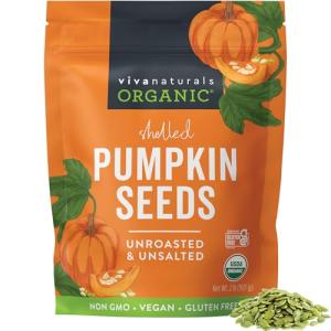 Viva Naturals Organic Shelled Pumpkin Seeds, 2 lb