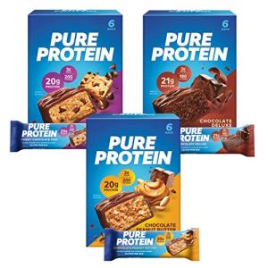 Protein Bars Variety Pack, Low Sugar, Gluten Free