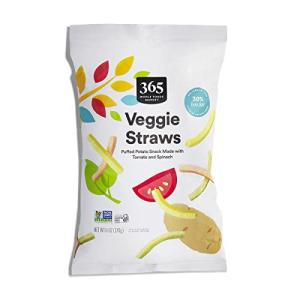Veggie Straws Made with Tomato and Spinach