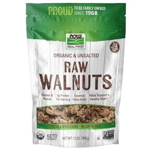 Organic Raw Walnuts - Healthy Protein Snack, 12oz