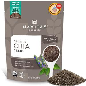 Navitas Organics Chia Seeds for Smoothies & Baking