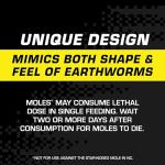 Tomcat Mole Killer: 10 Worms, Single Feeding, Natural