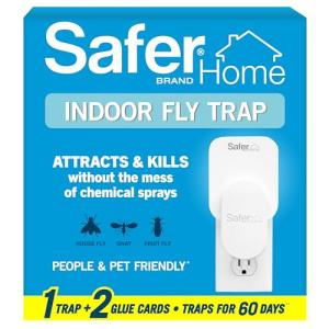Safer Home Indoor Plug-In Fly Trap - 400 Sq Ft