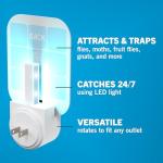 Safer Home Indoor Plug-In Fly Trap - 400 Sq Ft