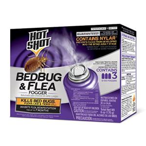 Hot Shot Bed Bug & Flea Fogger 3 Cans