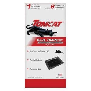 Tomcat Mouse Glue Traps with Eugenol, 6 Pack