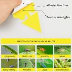 48 Pack Multi-Sized Sticky Traps for Indoor Plants