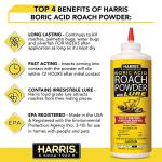 HARRIS Roach and Silverfish Killer Powder 16oz