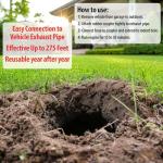 Underground Pest Control Exhaust Pipe Attachment