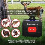 Univerayo Solar Coyote Deterrent Light - 4 Pack