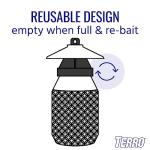 TERRO T380 Reusable Outdoor Fly Trap with Bait