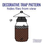 TERRO T380 Reusable Outdoor Fly Trap with Bait