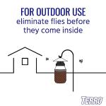 TERRO T380 Reusable Outdoor Fly Trap with Bait
