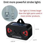 Solar Coyote and Raccoon Deterrent Devices - 8 Pack