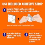 TERRO Indoor Ant Baits with Adhesive Strips - 8 Pack