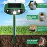 Solar Animal Repeller: Ultrasonic Cat Deterrent 2 Pack