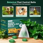 Natural Peppermint Moth Balls for Mice Repellent