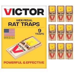 Victor M205-9 Humane Wooden Rat Snap Traps