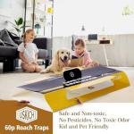 20 Pack Indoor Roach Traps, Safe for Kids & Pets