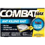 Combat Max Ant Bait Stations, Indoor/Outdoor, 6 Pack