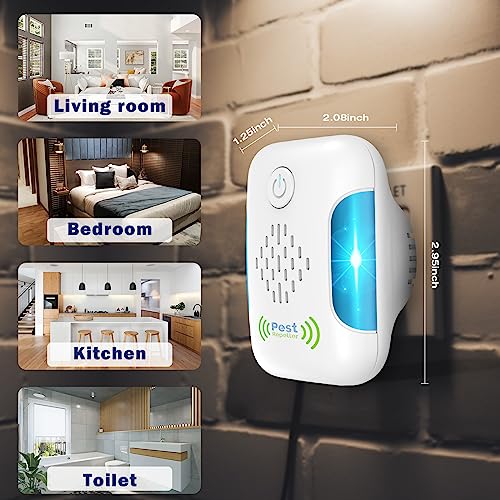 Indoor Ultrasonic Pest Repeller, Rodent & Insect Defense