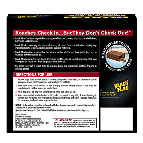 Black Flag Roach Motel Traps, 2ct, 1pk