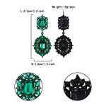 Crystal Gatsby Chandelier Dangle Earrings for Women