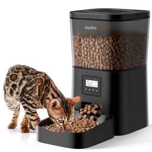 Automatic Cat Feeder with Portion Control & Timer