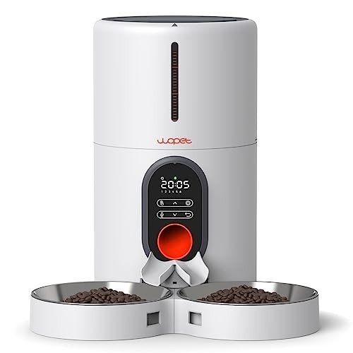 WOPET Automatic Cat Feeder for Two Cats