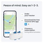 Tractive GPS Dog Collar - Live Tracking & Activity Monitor