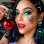 Vintage-Inspired Green Crystal Chandelier Earrings